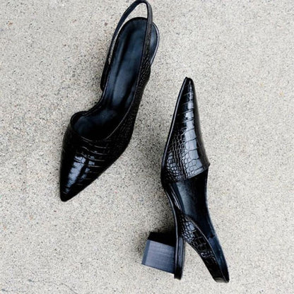 Chaussures Femme Talon Bas Bout Pointu Coupe Fermée Quotidien