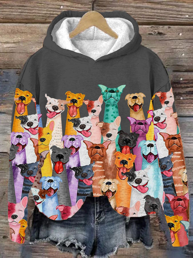 Sweat Femme à Manches Longues Imprimé Floral