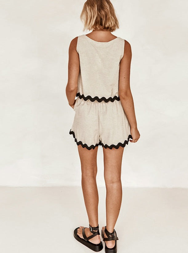 Ensemble Décontracté Tank-Top et Short pour Femme