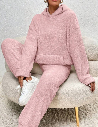 Survêtement Femme Chaud et Confortable avec Capuche