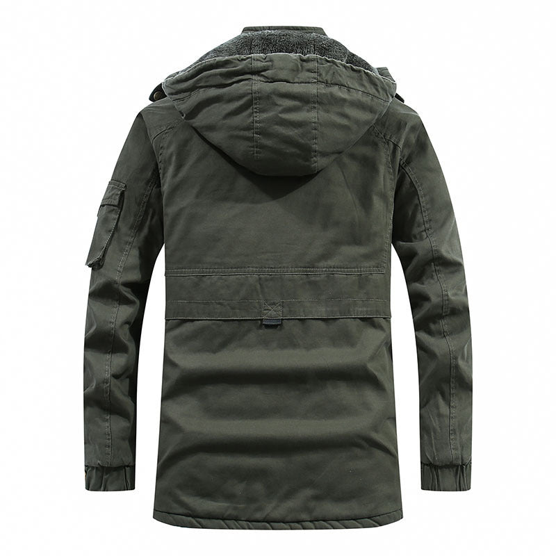 Parka Hiver Imperméable avec Capuche - Vêtement Outdoor Robuste pour Hiver