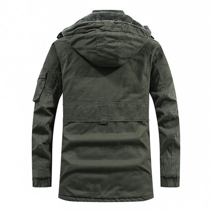 Parka Hiver Imperméable avec Capuche - Vêtement Outdoor Robuste pour Hiver