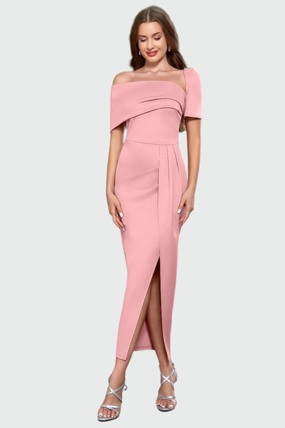 Robe Femme Élégante à Épaules Découvertes pour Soirée