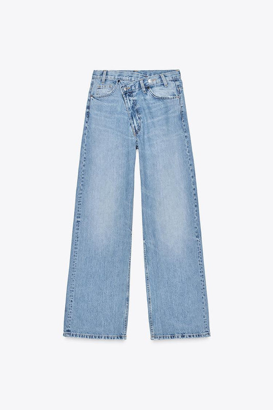 Jeans large moderne haute taille tendance - BerlinGlamour