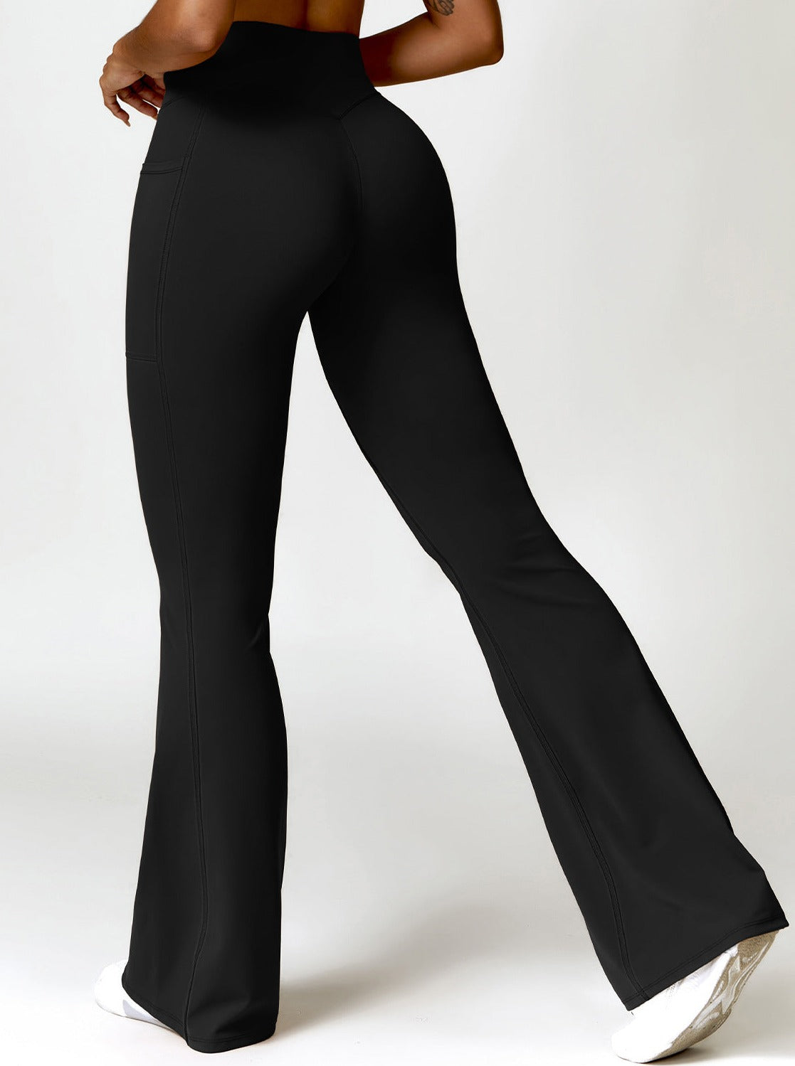 Leggings Haut de Gamme Bootcut avec Poches