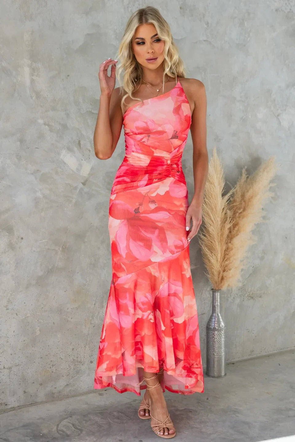 Robe Femme Été Légère avec Volants et Décolleté Profond