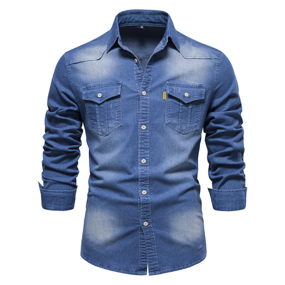 Chemise Denim Isak Décontractée