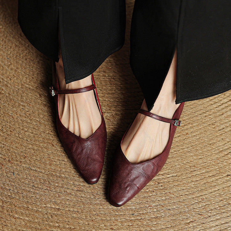 Mules Femmes en Cuir Authenticité Luxe