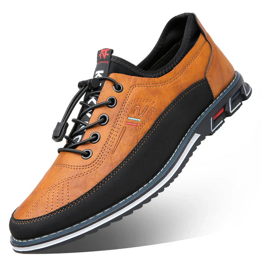 Chaussures Ville Cuir Homme Brun Élégant - PanierRoyale