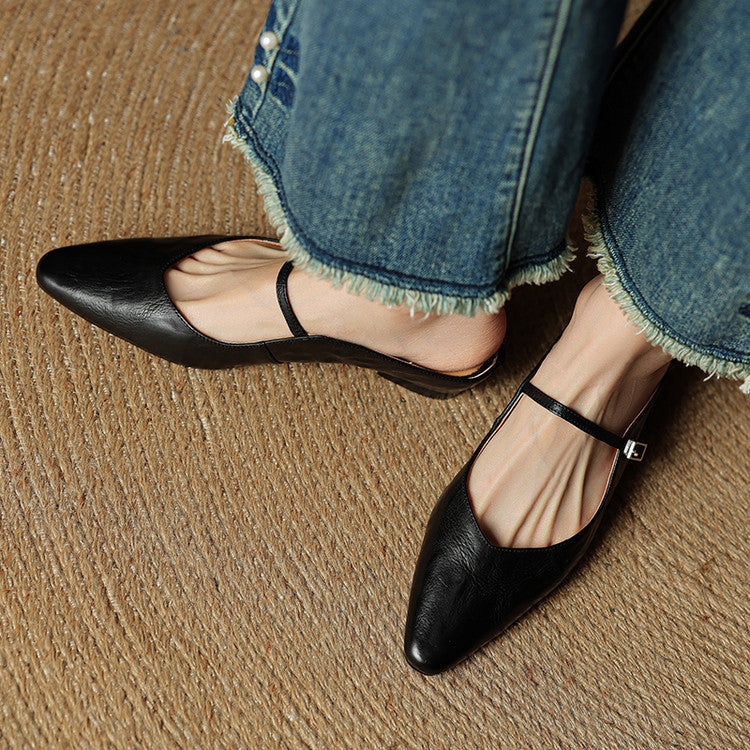 Mules Femmes en Cuir Authenticité Luxe