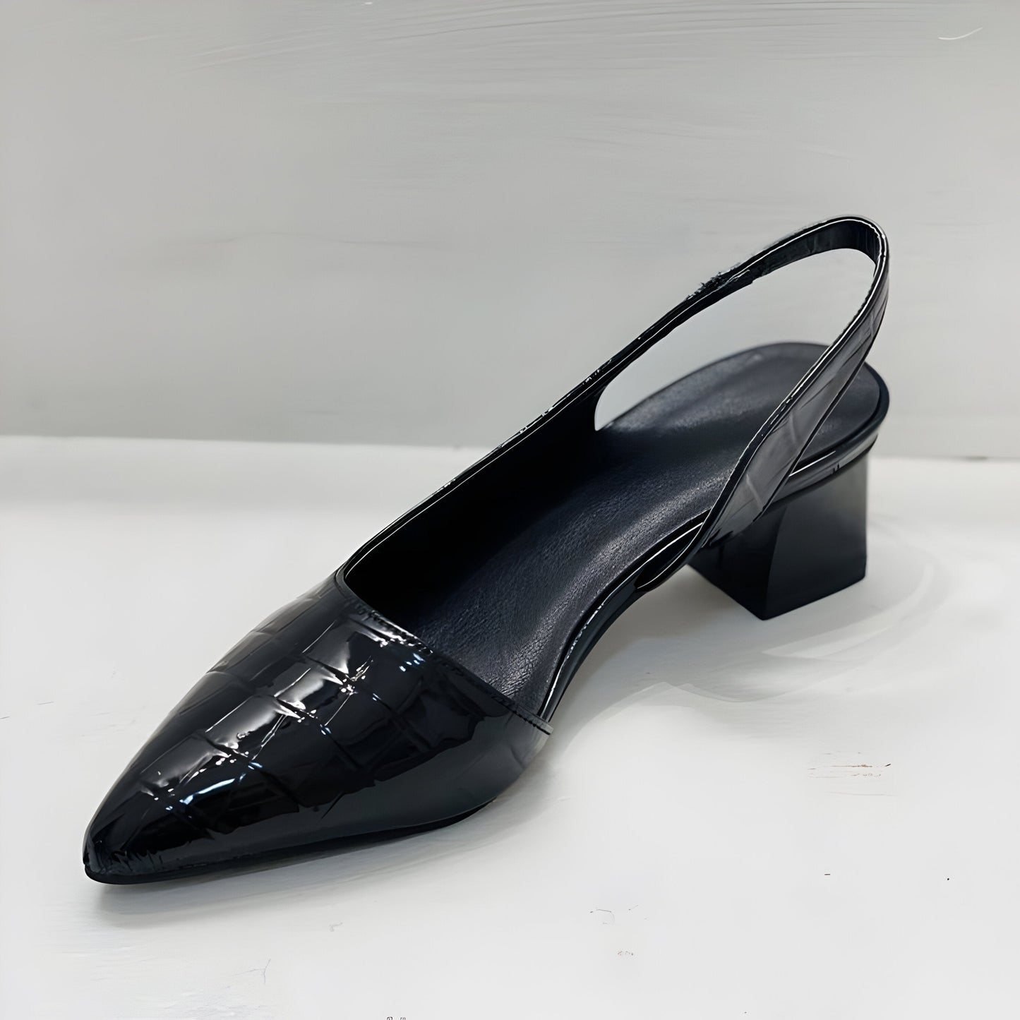 Chaussures Femme Talon Bas Bout Pointu Coupe Fermée Quotidien