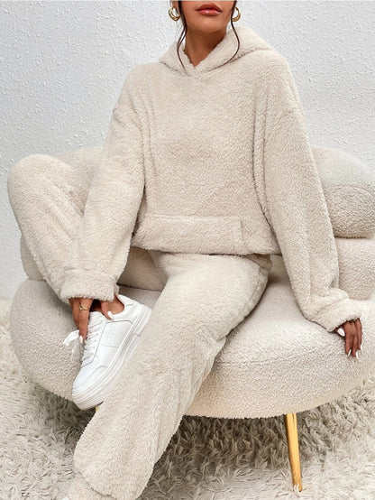 Survêtement Femme Chaud et Confortable avec Capuche