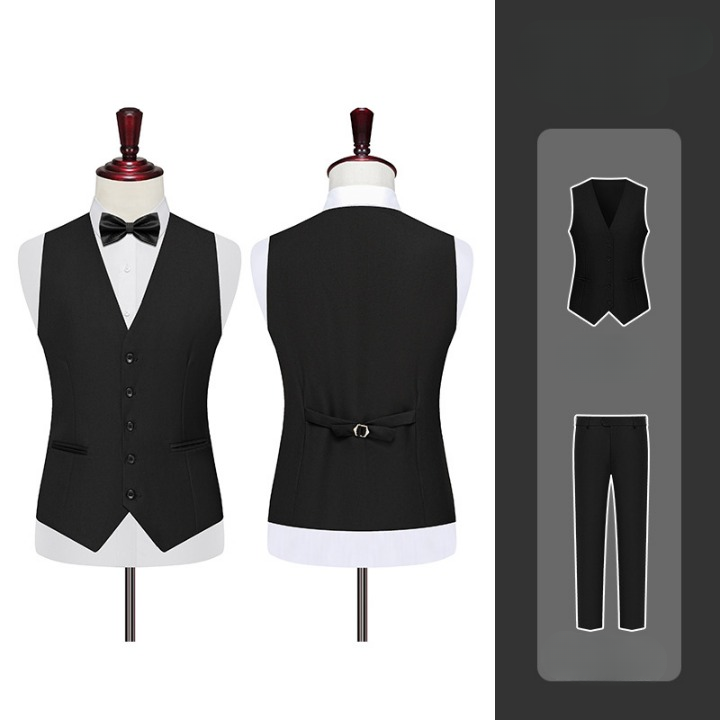 Costume Mariage Homme Classique Noir SlimFit - PanierRoyale
