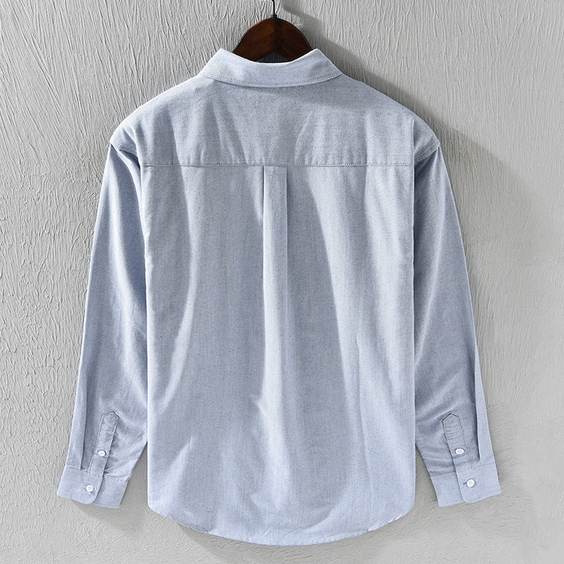 Chemise Oxford Homme Coton Blanc Classique