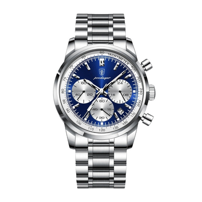 Montre Homme Élégante 40mm Noir - BerlinGlamour