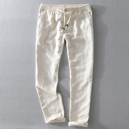 Pantalon Lin Élastique Homme