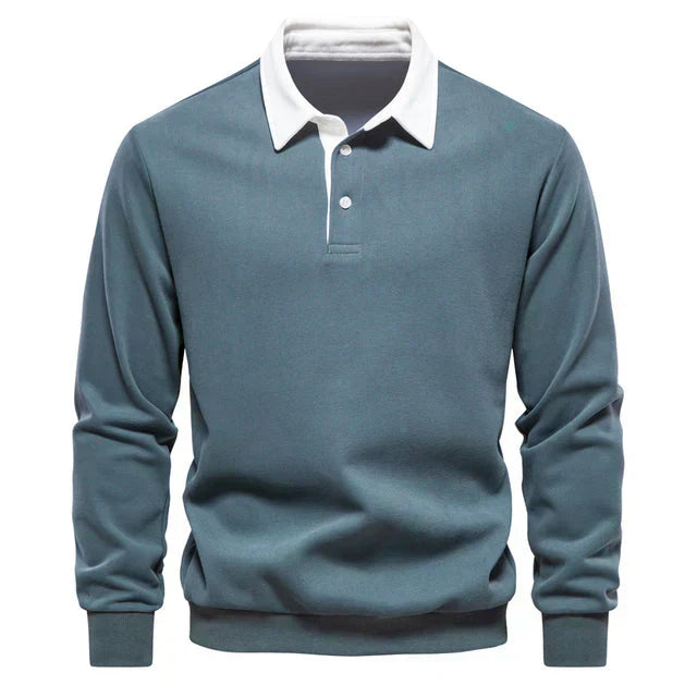 Pull Homme Col Montant Manches Longues Chaud