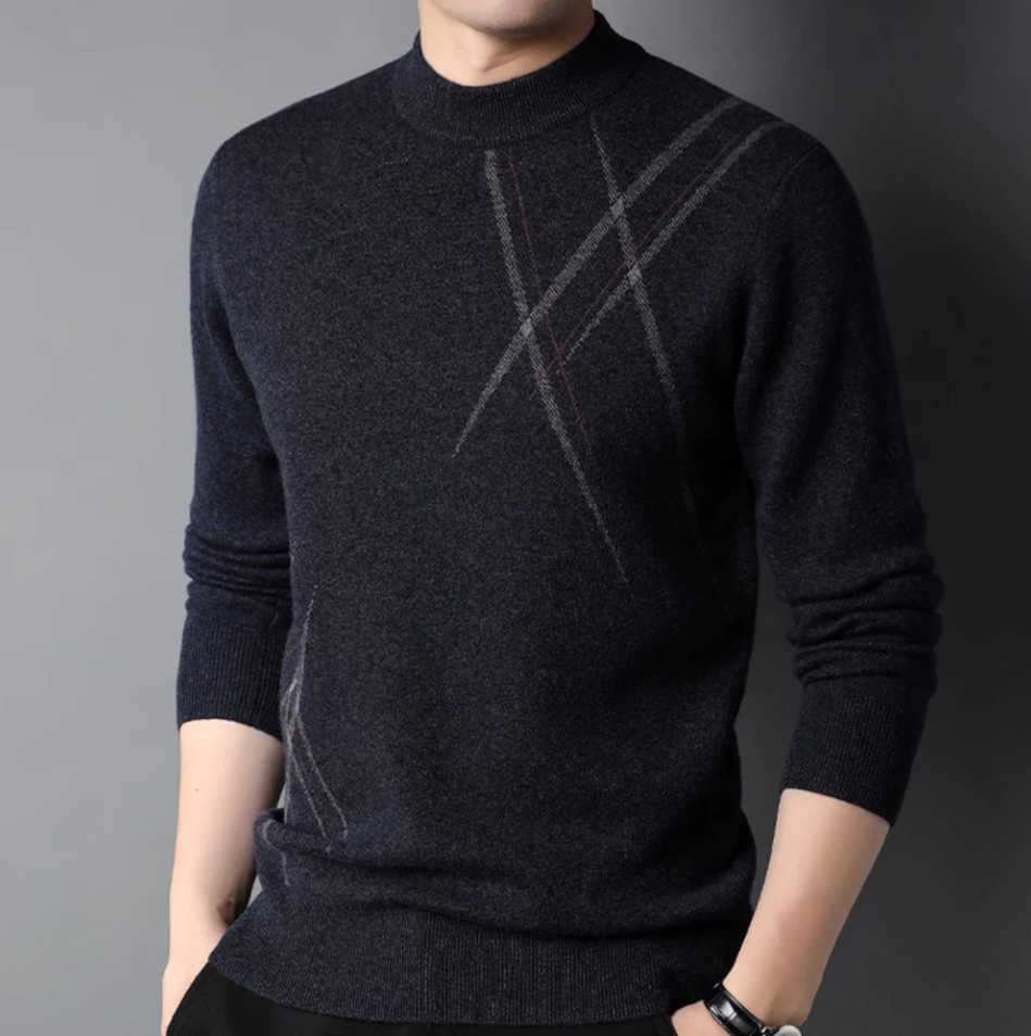 Pull Côtelé Homme Chic et Polyvalent - PanierRoyale
