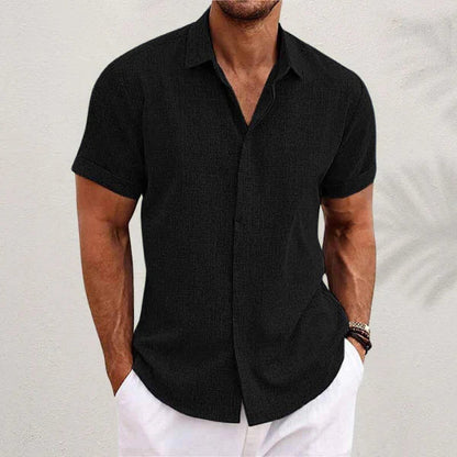 Alain™ – Chemise Lin Homme Légère et Élégante pour Été Respirant-1