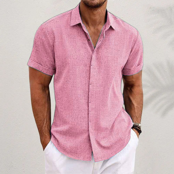 Chemise Homme Été Légère à Manches Courtes