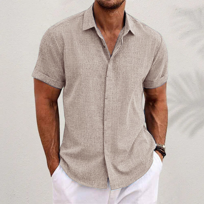 Chemise Homme Été Légère à Manches Courtes