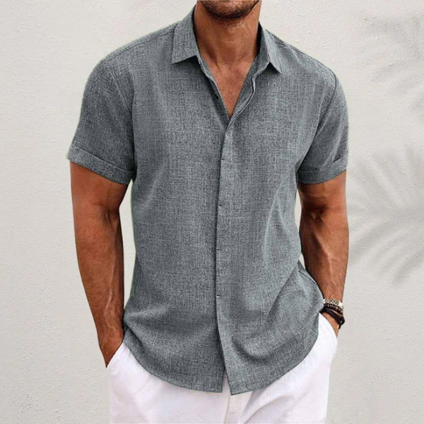 Chemise Homme Été Légère à Manches Courtes