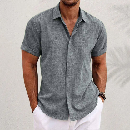 Chemise Homme Été Légère à Manches Courtes