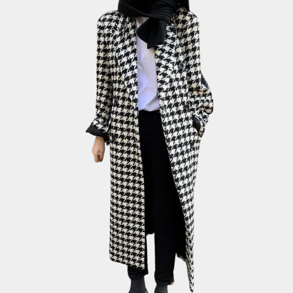 KANI - Manteau d'Hiver à Motif Élégant pour Femmes