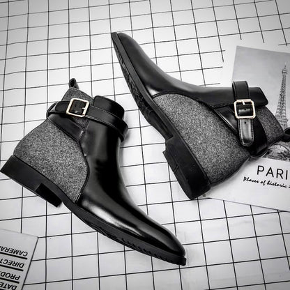 Bottines en Cuir pour Homme de Qualité