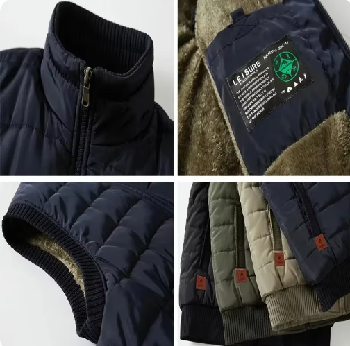 Veste Extérieure Hiver Doublée pour Homme