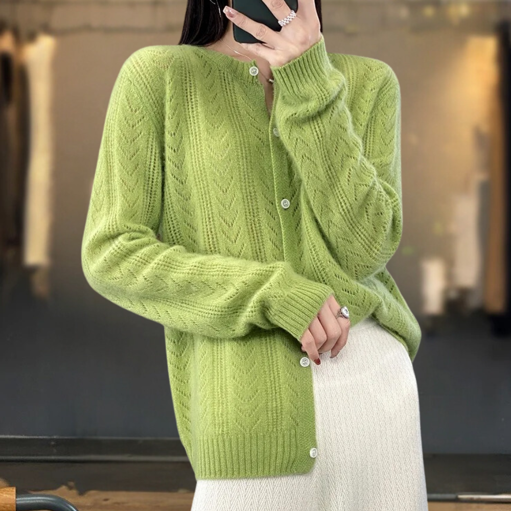 Cardigan Femme Tricoté Chic et Élégant