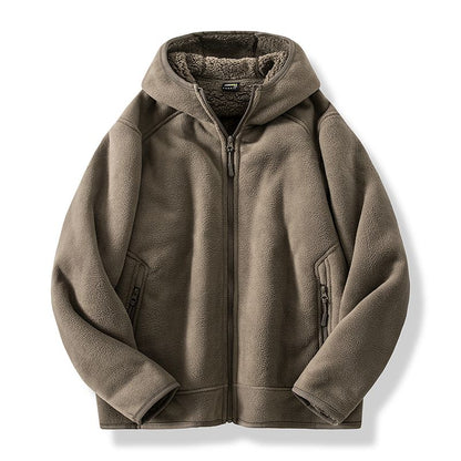 Veste Hiver Homme Matelassée Noire à Capuche