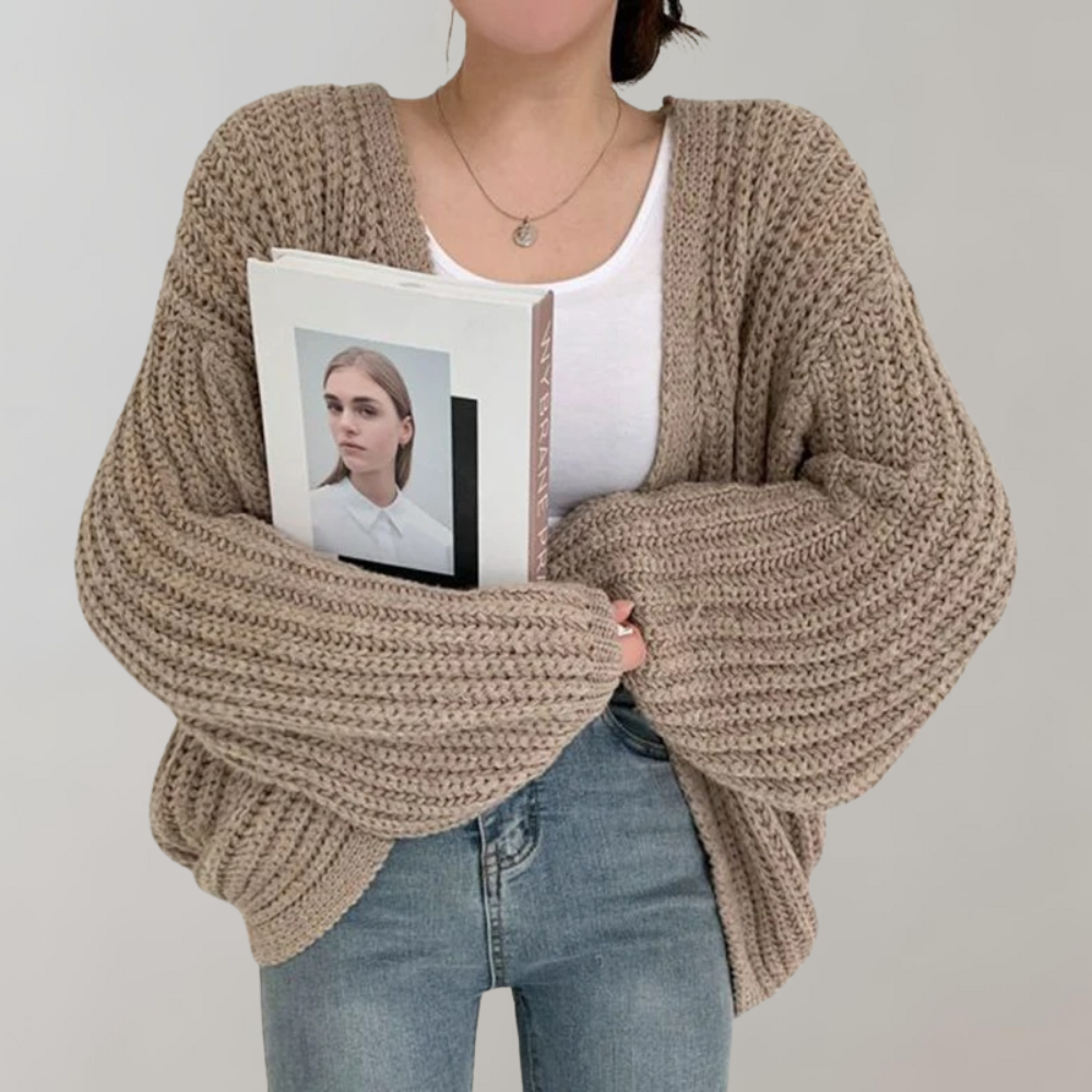 Cardigan Grande Taille Élégant pour Femme