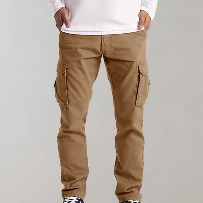 Pantalon Homme Casual - Pantalon Cargo Comfort avec Poches Pratiques