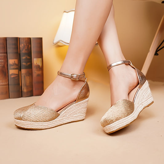 Oleanna™ – Sandales Compensées Femme Chic et Confortable