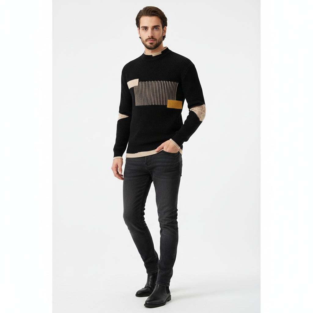 Pull Homme Coton Doux Taille Standard - PanierRoyale
