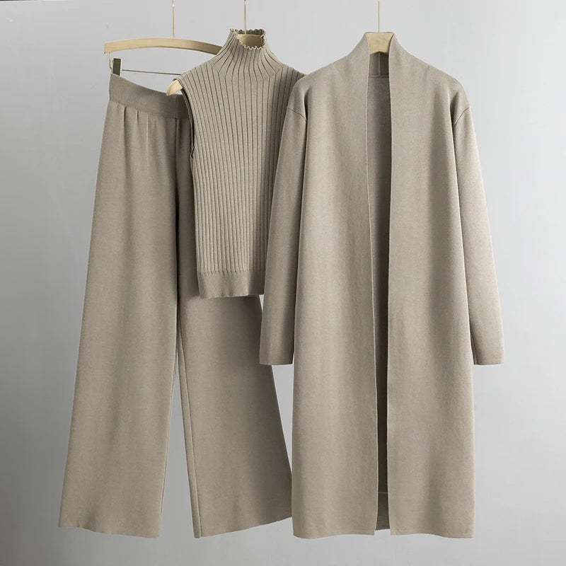 Costume Femme Élégant Tailleur Trois Pièces Chic - PanierRoyale