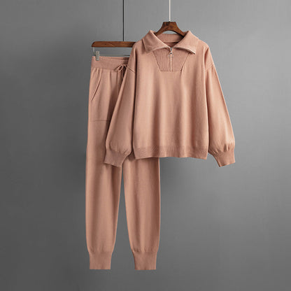 Ensemble 2 Pièces Féminin : Haut Zippé et Pantalon Sport pour Femme - PanierRoyale