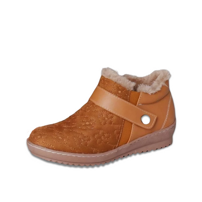 Bottes Cheville Cuir Synthétique Hiver Chaudes et Confortables - PanierRoyale