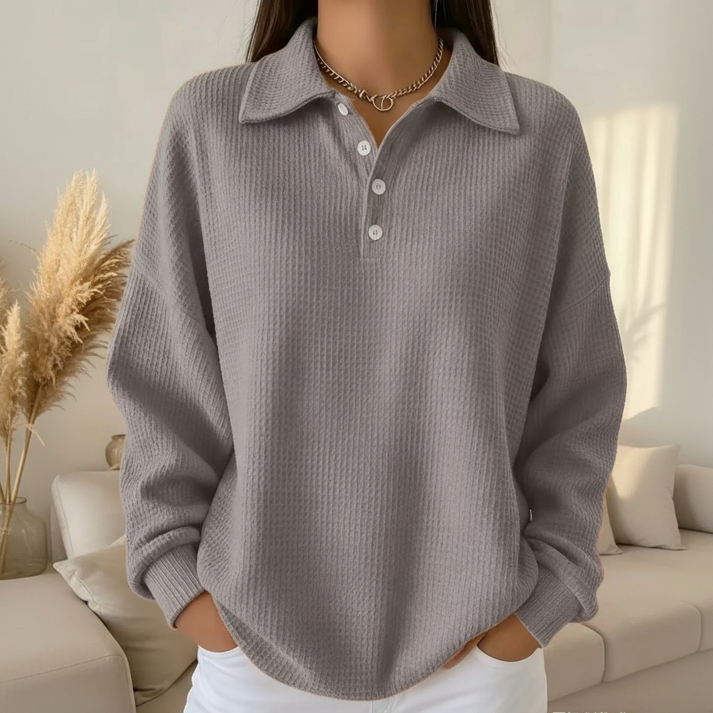 Pull Femme Rouge à Col V