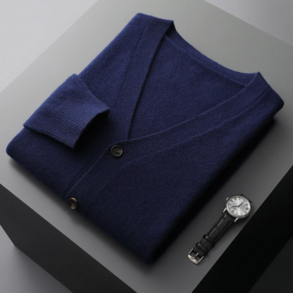 Cardigan Boutonné À Col En V Pour Homme | Hiver