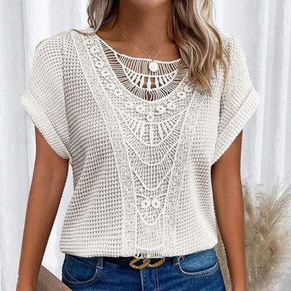 Top en Dentelle Féminin Chic et Élégant