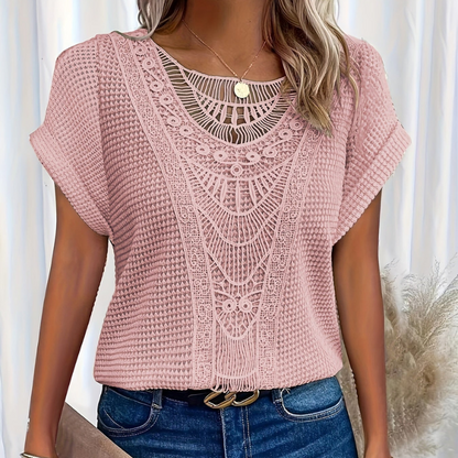 Top en Dentelle Féminin Chic et Élégant