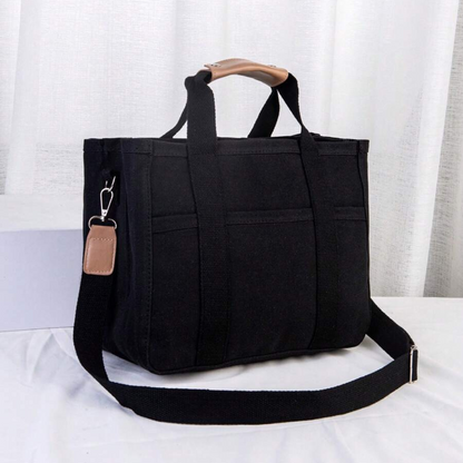 Sac à main Femelle avec Poignées et Poches Intérieures