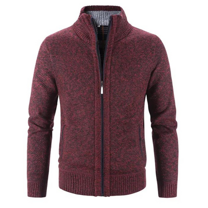 Cardigan Homme Hiver Éléggant et Chaud en Laine