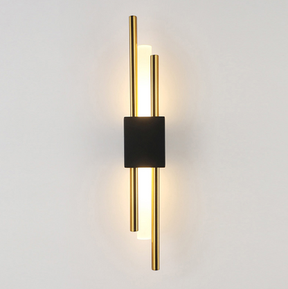 Oralis™ – Applique Murale LED Dorée & Noire Moderne Design Élégant