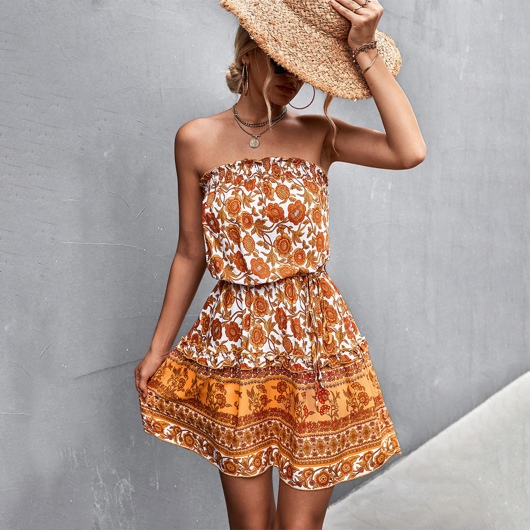 Variant image for Lucile™ – Robe D'Été Femme Chic Tube Sans Bretelles Confortable-1