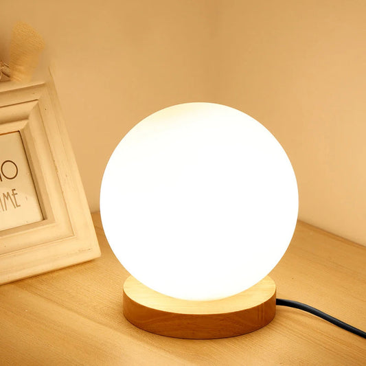 Orbilum™ – lampe de table lueur douce en globe dépoli
