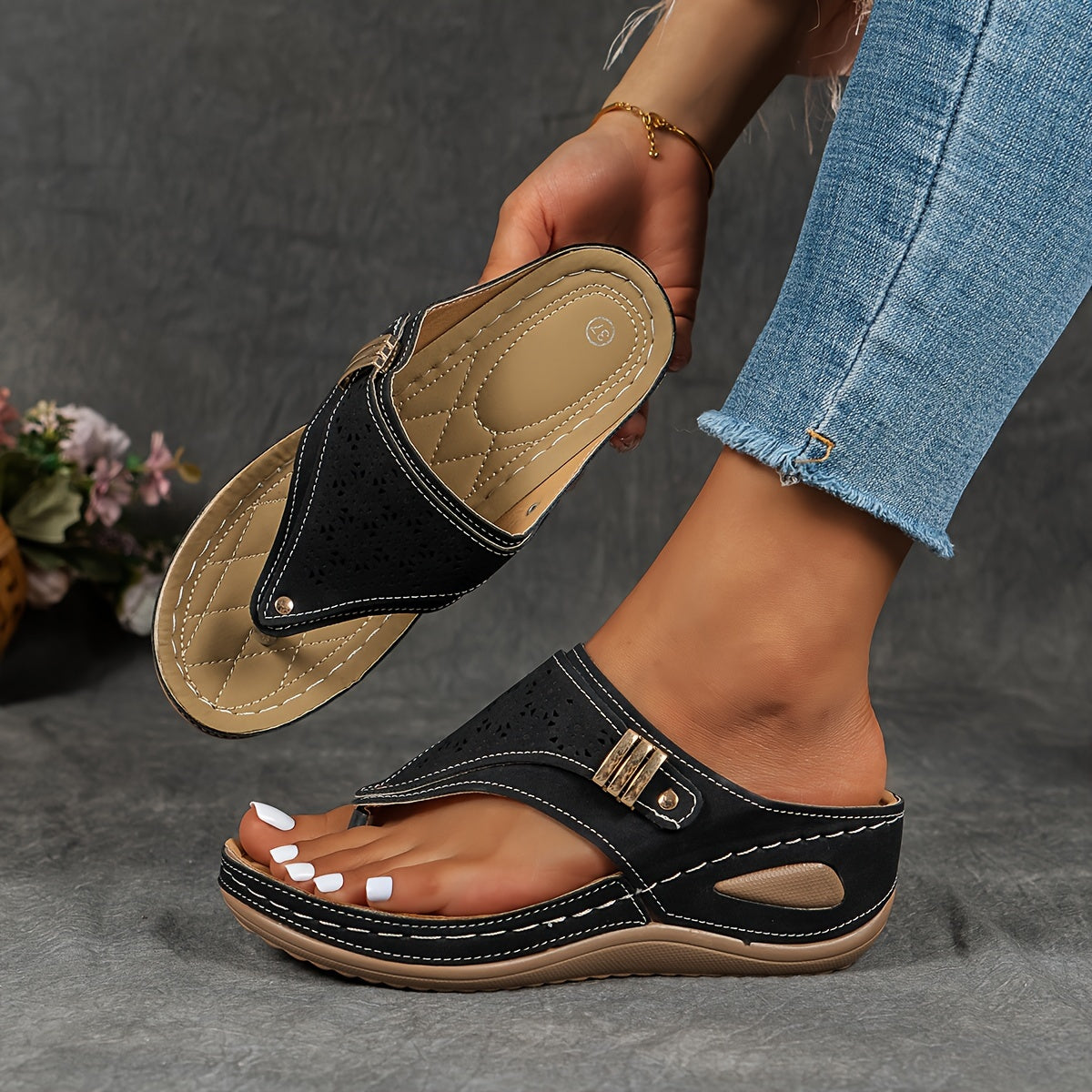 Sandales Orthopédiques Femme Confortables et Élégantes - PanierRoyale