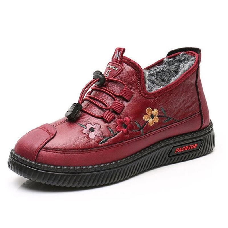 Mocassins Orthopédiques Chauffants et Confortables en Fourrure